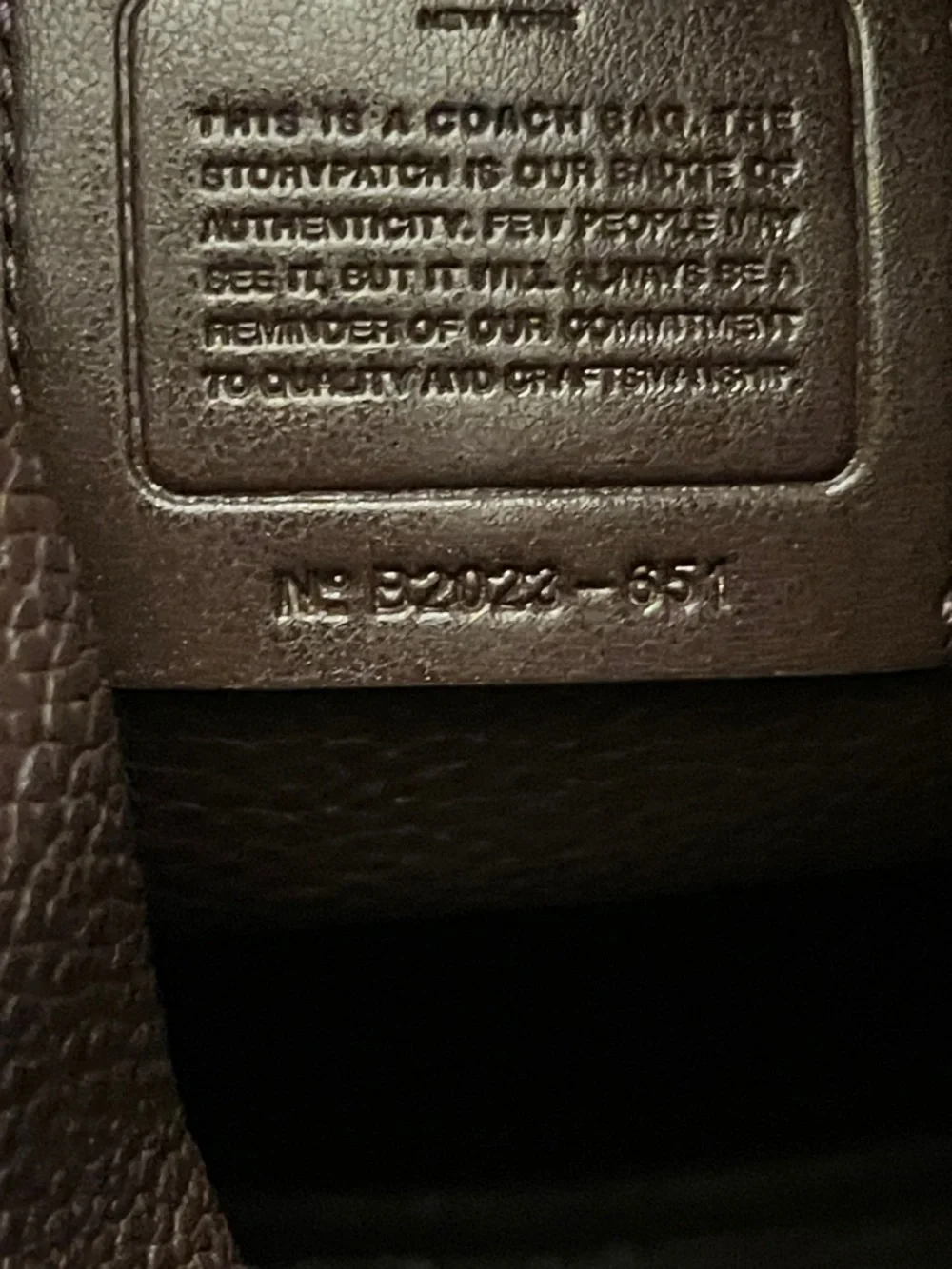 COACH Lora Bucket Bag With Whipstitch Detail Black Pebbled Leather 651